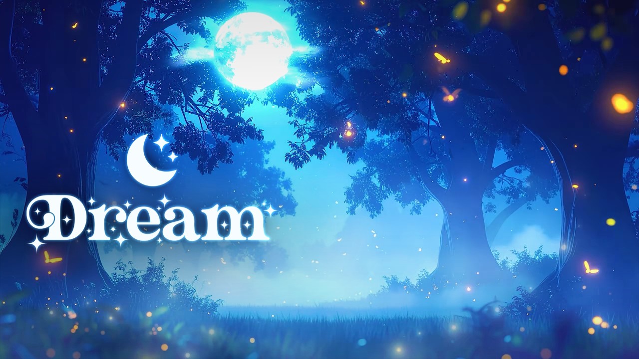 3 Hours Deep Sleep Visual for Insomnia & Anxiety | Misty Fireflies Night