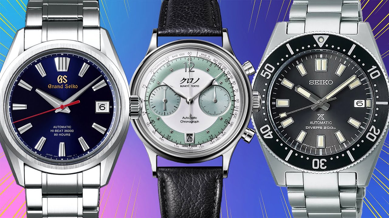 3 коллекционных часа, 1 полностью японская коллекция