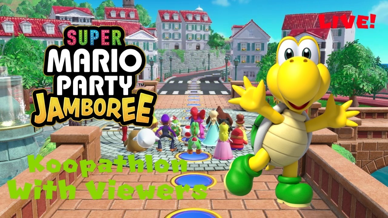 A Nice Party Race! Super Mario Party Jamboree Koopathlon with Viewers