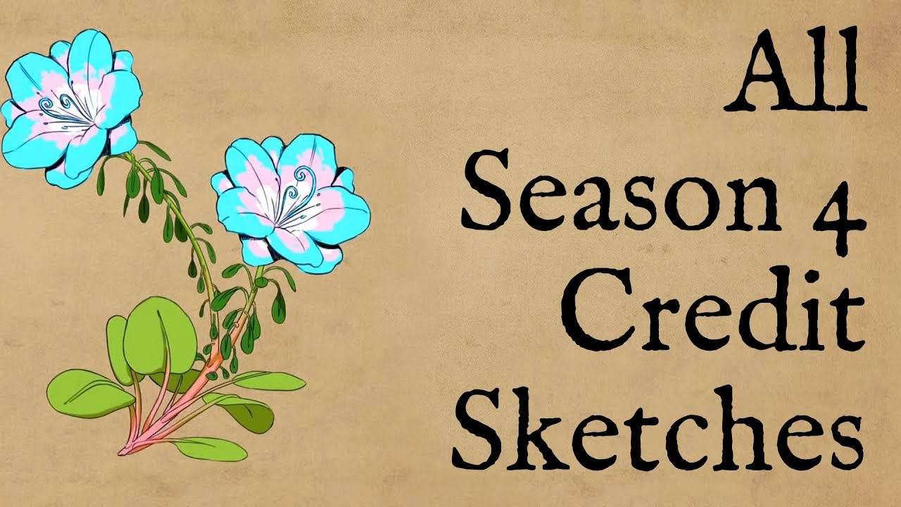 ALL The Dragon Prince S4 End Credit Sketches