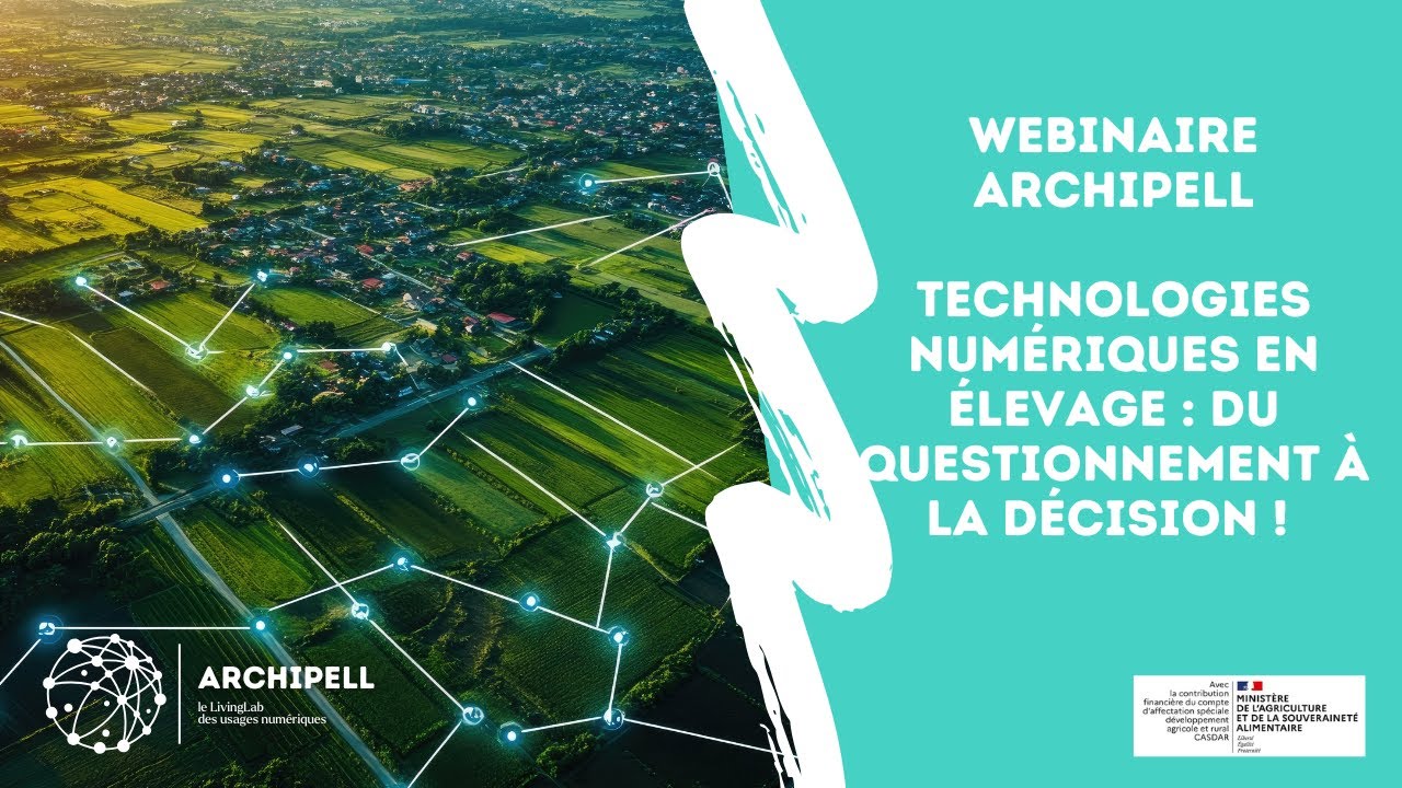 Webinaire ARCHIPELL - Technologies numériques en élevage : du questionnement à la décision !