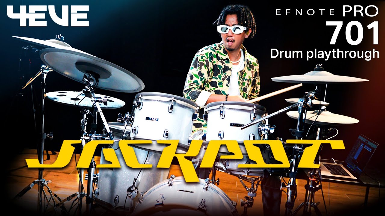 4EVE - Jackpot Drum Cover by เซฟ ปรัชญา - Efnote Pro 701