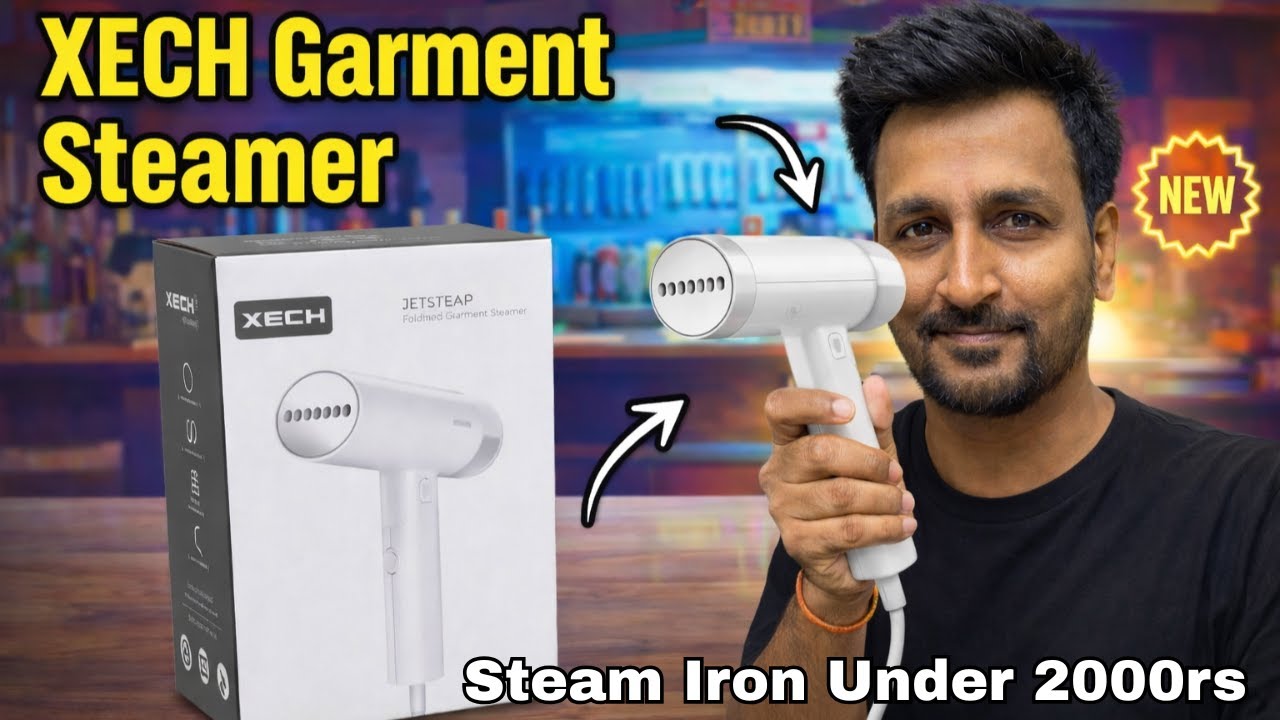 XECH Foldable Garment Steamer | Unboxing, Demo & Review | Steam Iron under 2000rs