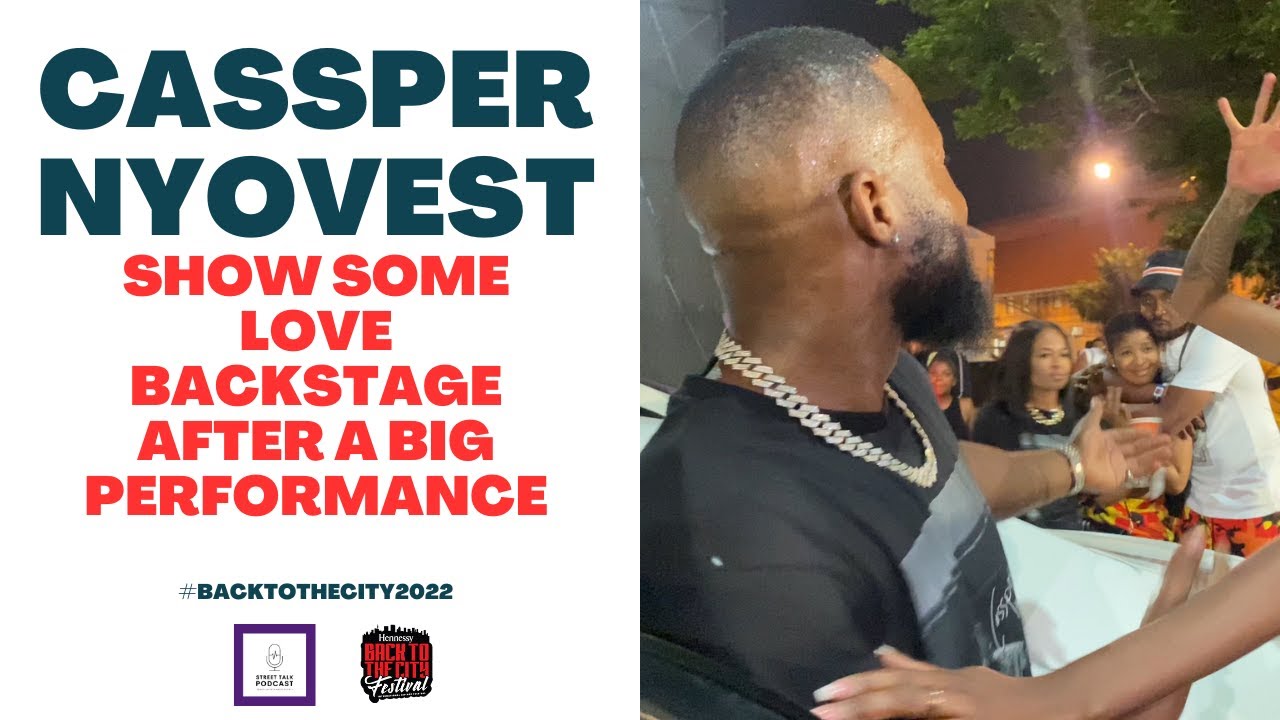 Cassper Nyovest Show some Love backstage after a big performance #backtothecity2022