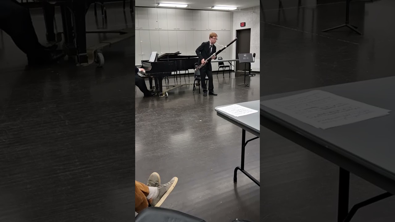 Weber Concerto for Bassoon (Mvt. 1) - Isaiah Morris
