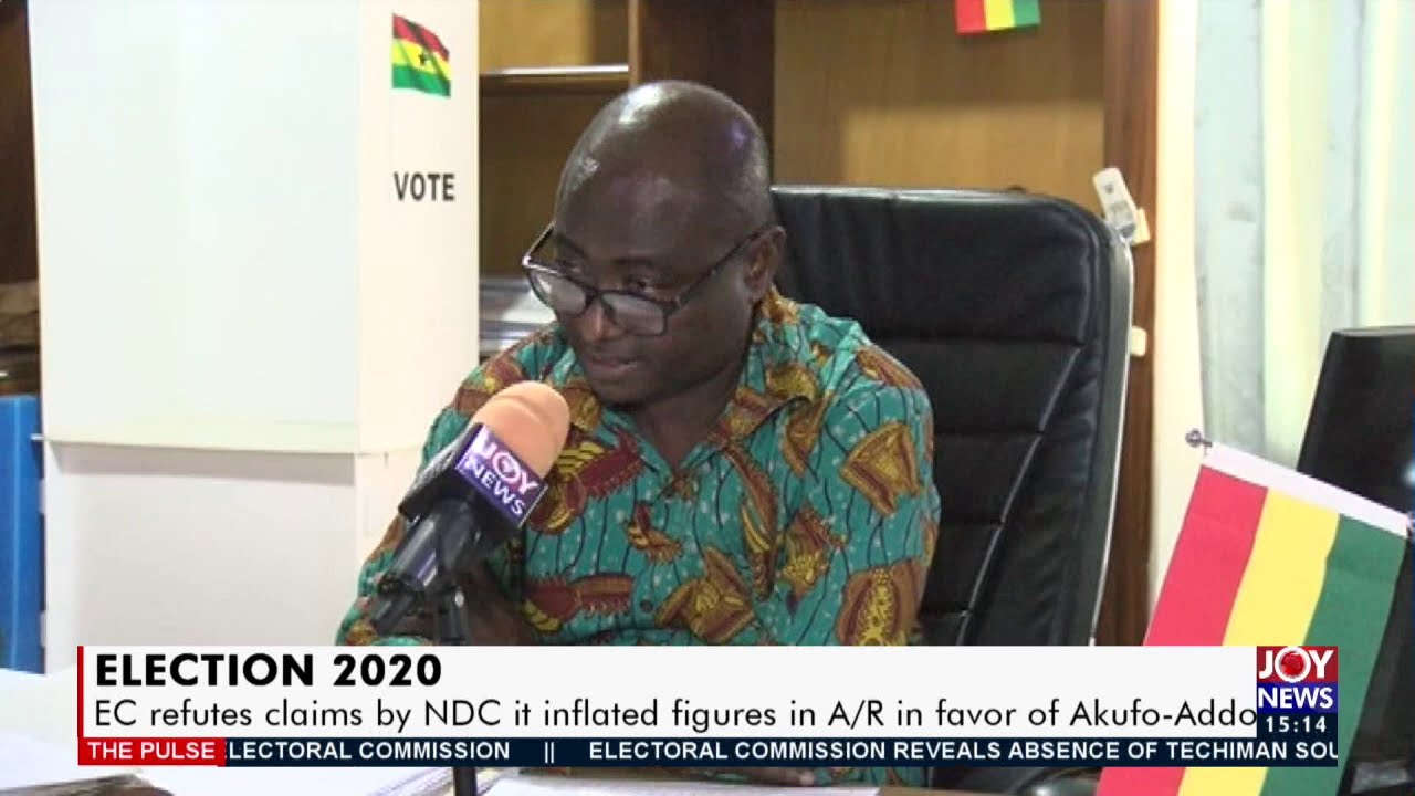 Election 2020: EC refutes claims by NDC it inflated figures in A/R in favor of Akufo-Addo (10-12-20)