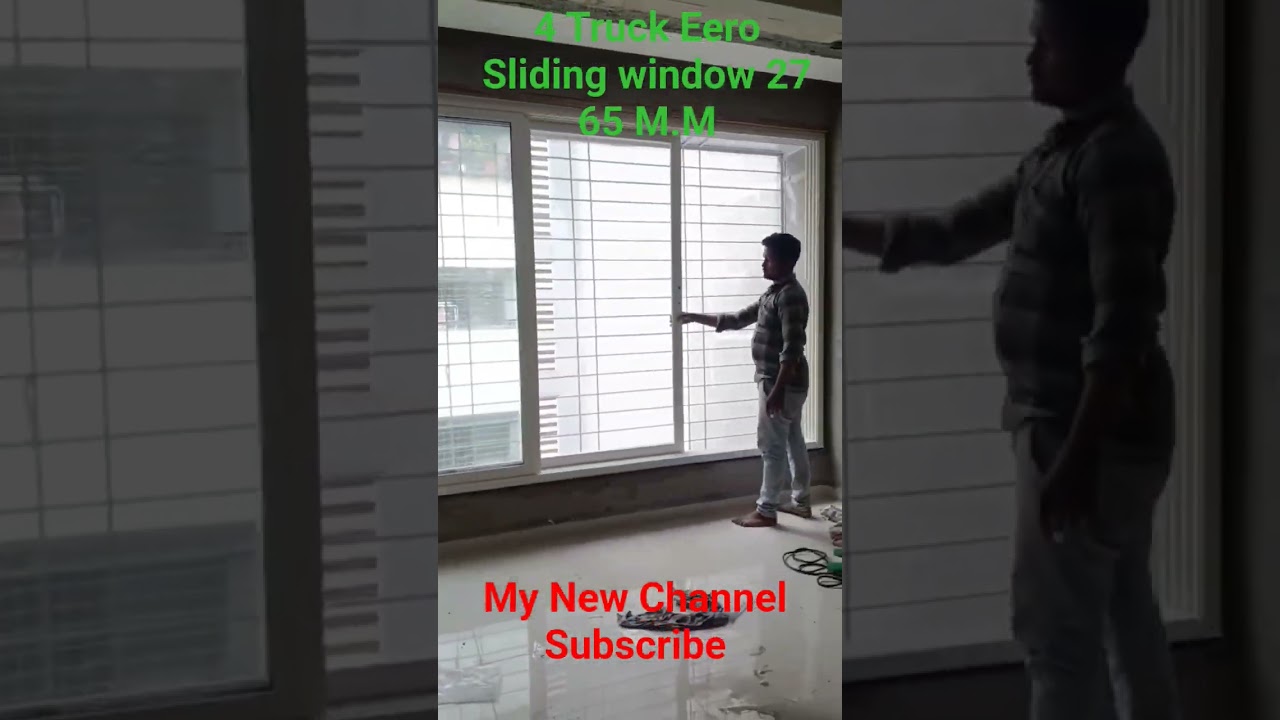 Domal Sliding window 4 Truck 3 Glass 1 Mosquito Net #domal #sliding #windows  #sorts #shortvideo