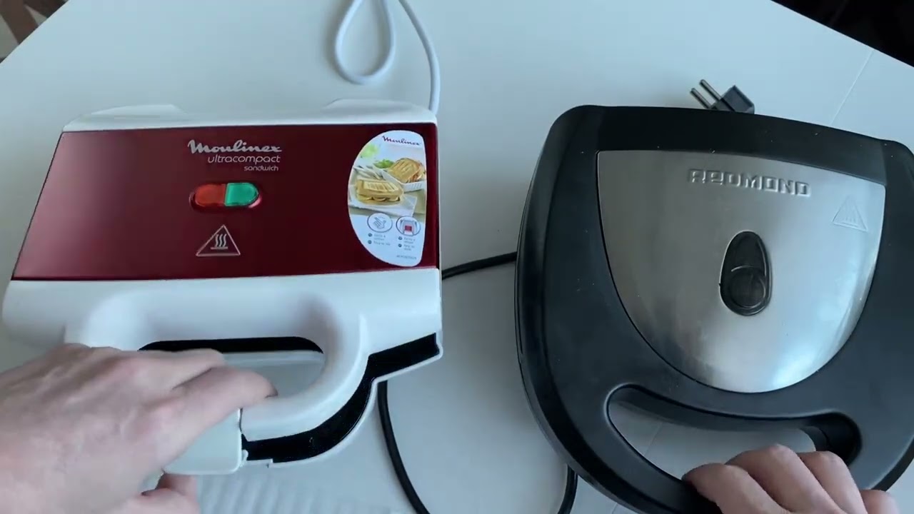 Сравнил бутербродницы Moulinex и  REDMOND
