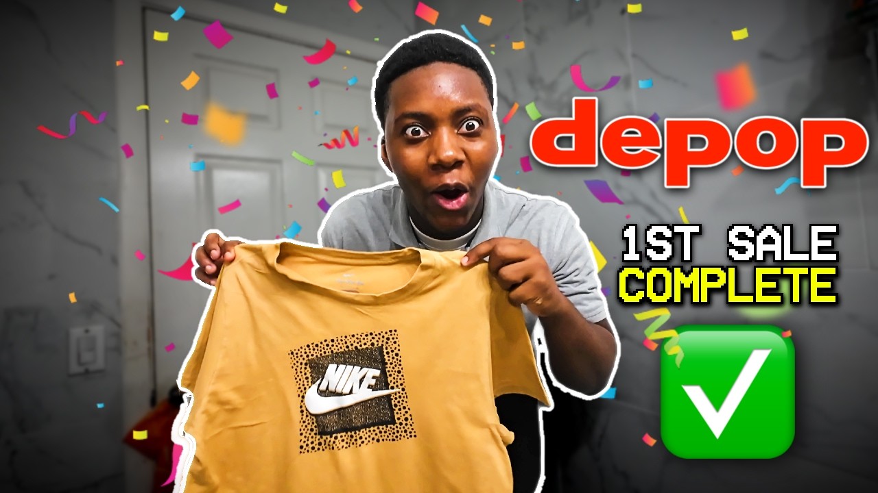 HOW I GOT MY FIRST DEPOP SALE