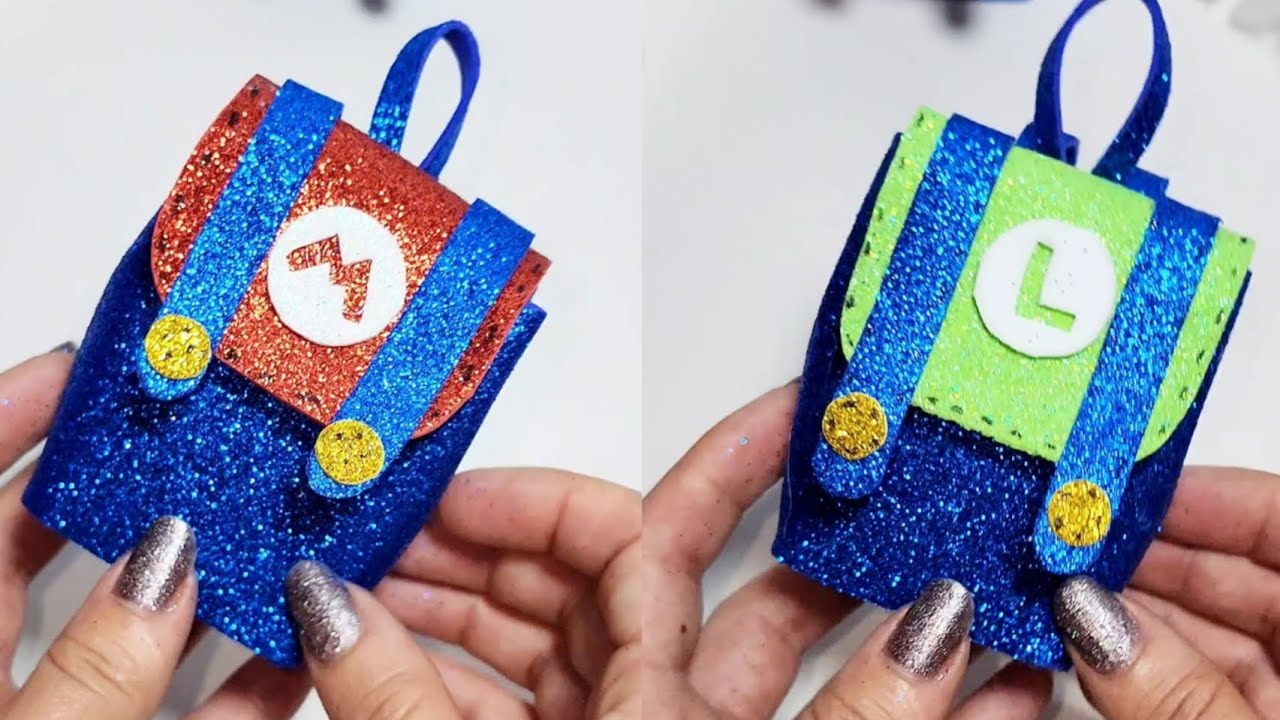 lindas mochilas de foami o goma Eva
