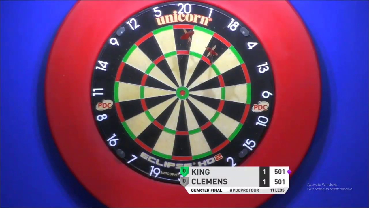 Mervyn King does a Keith Deller 138 Finish! - PDC Players Championship 10 2019