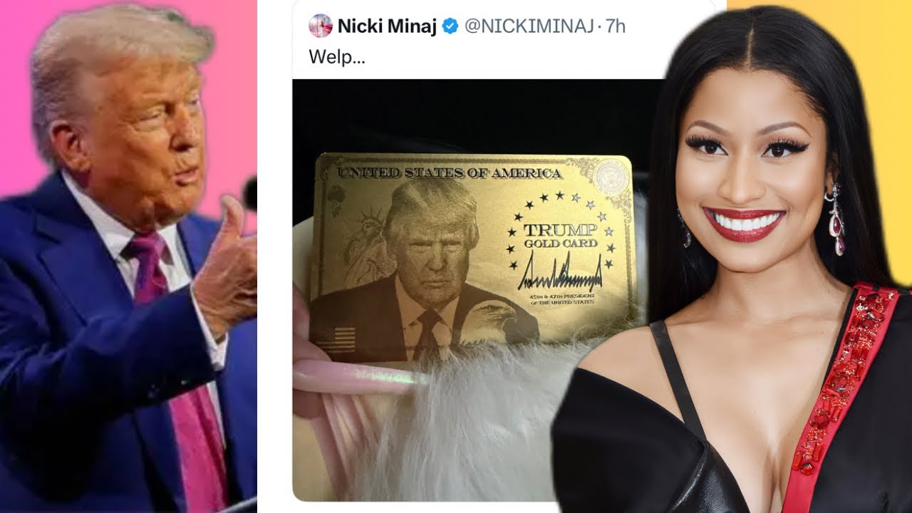 ‼️Nicki Minaj AWARDED FREE GOLD Card and CLOWNS petition for deportation. Holywood shows their hand.