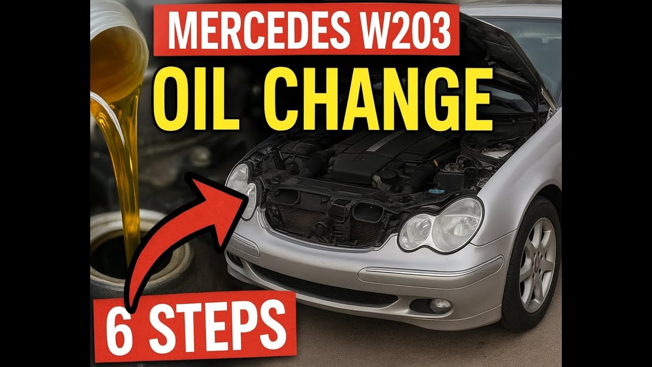 How to Change Oil on a Mercedes W203 Diesel (Step-by-Step) Part 1