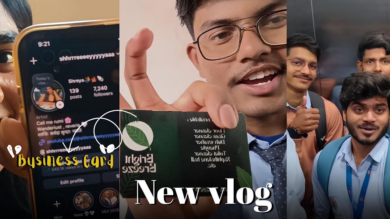 New vlog || Business Talk || BCA last sem 😍