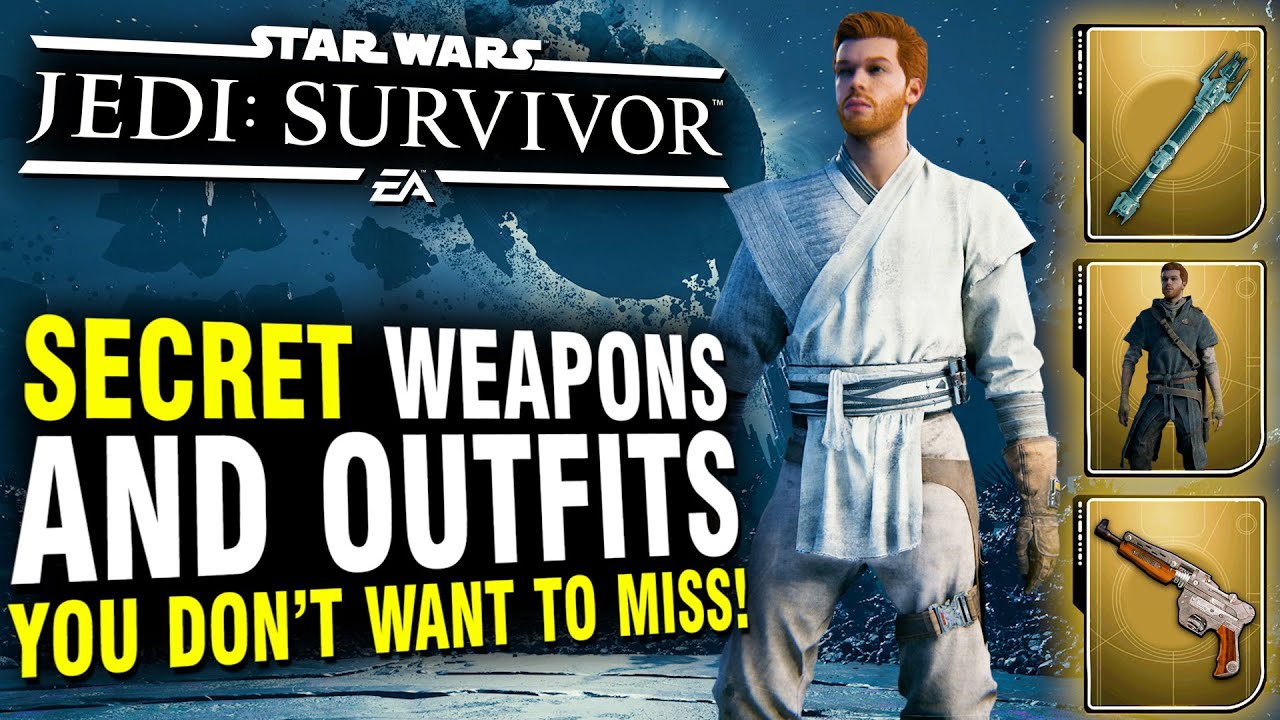Star Wars Jedi Survivor - Secret Weapons and Outfits You Don't Want To Miss! (Part 2)
