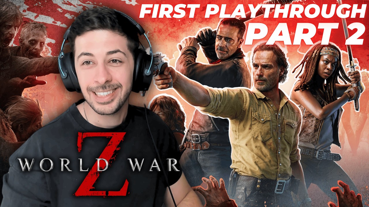 The Walking Dead, EXTREME DIFFICULTY! Can we survive? (World War Z 🌎 First Playthrough Part 2)