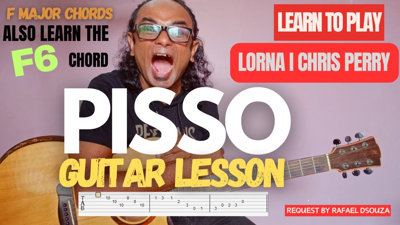 PISSO  by LORNA CHRIS PERRY  I   GUITAR LESSON   I GOAN KONKANI SONG