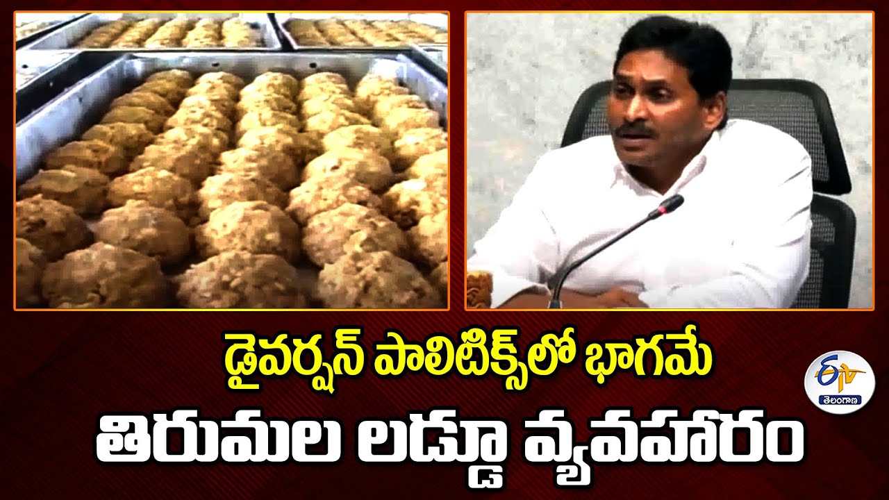 Tirumala Laddu Issue | డైవర్షన్ పాలిటిక్స్‌లో భాగంగానే తిరుమల లడ్డూపై చంద్రబాబు ఆరోపణలు : జగన్