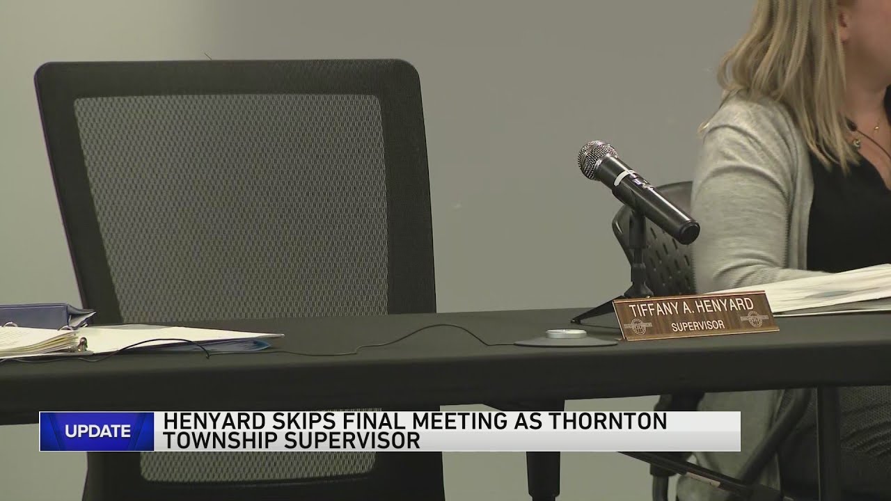 Henyard a no-show for final meeting as Thornton Township supervisor