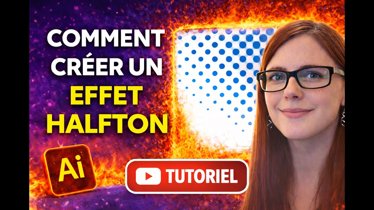 Comment créer un effet halftone -Tuto Illustrator