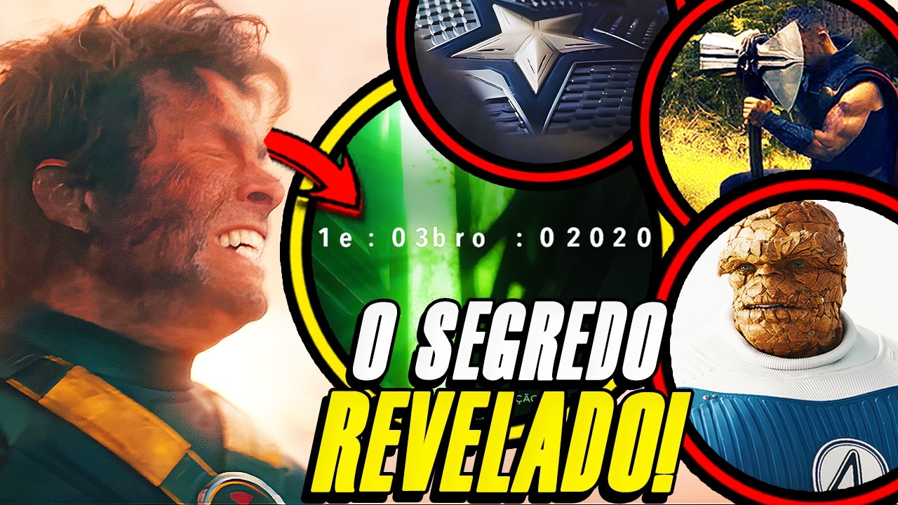 O SEGREDO ESCONDIDO DOS 4 TRAILERS DE VINGADORES DOOMSDAY: O FIM DO MULTIVERSO!
