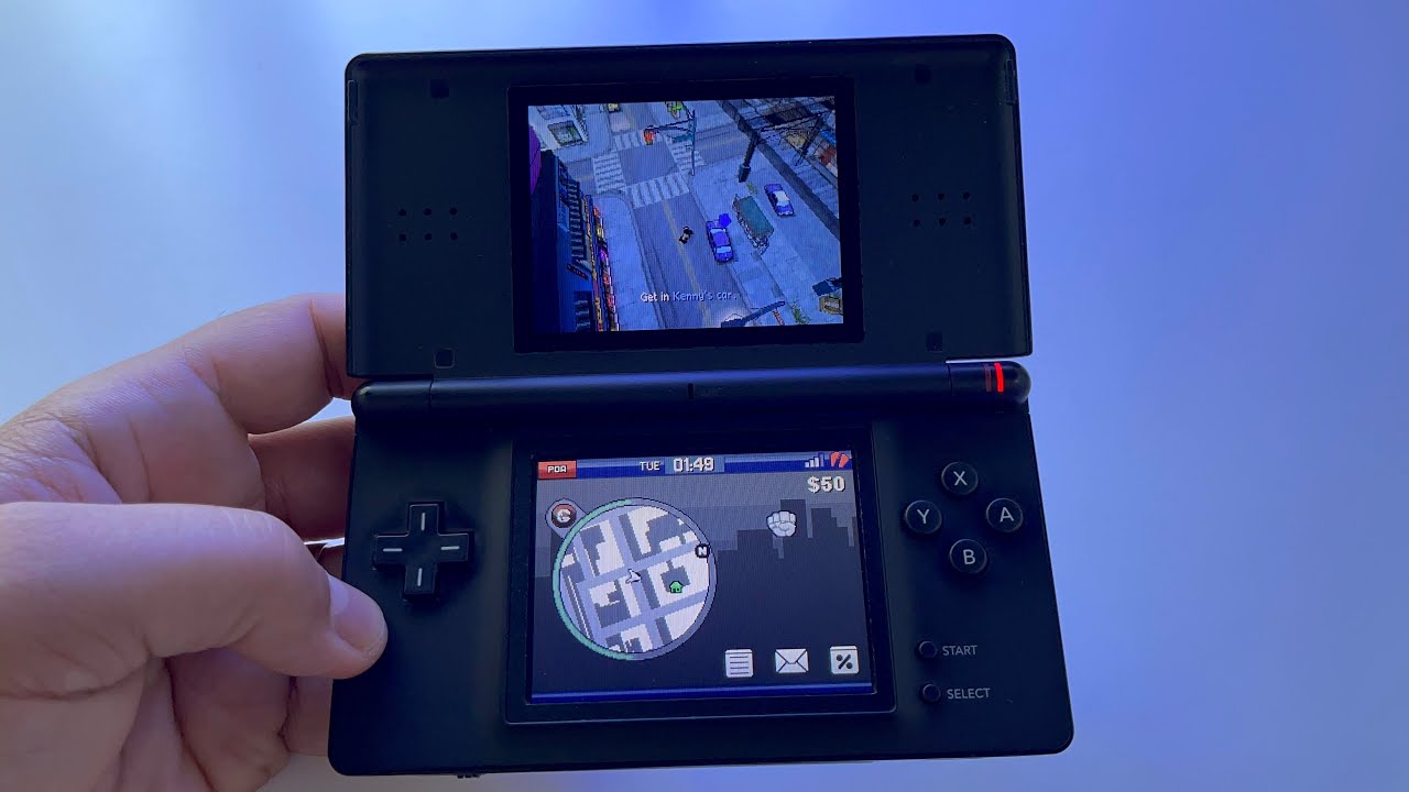GTA Grand Theft Auto - Chinatown Wars (1) | Nintendo DS Lite handheld gameplay