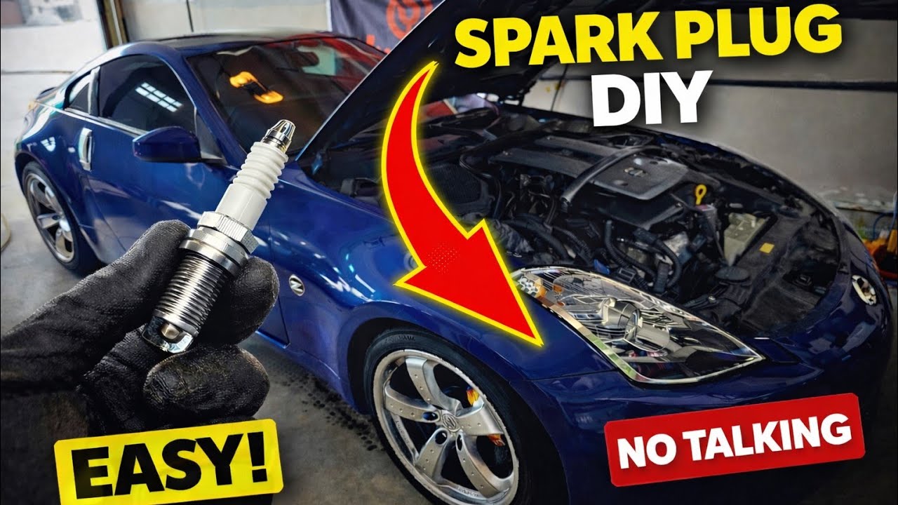 Nissan 350Z Spark Plug Replacement (VQ35HR) | Silent DIY
