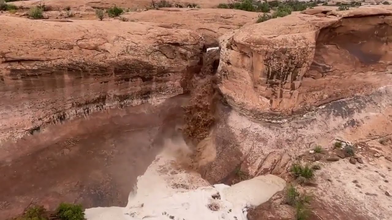 Flash Flood in Arches National Park (July 26, 2022)