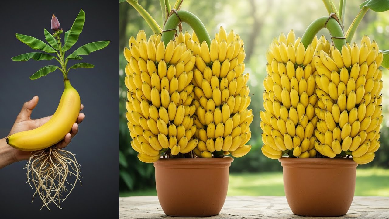 How to propagate banana tree from banana fruit with 100% success