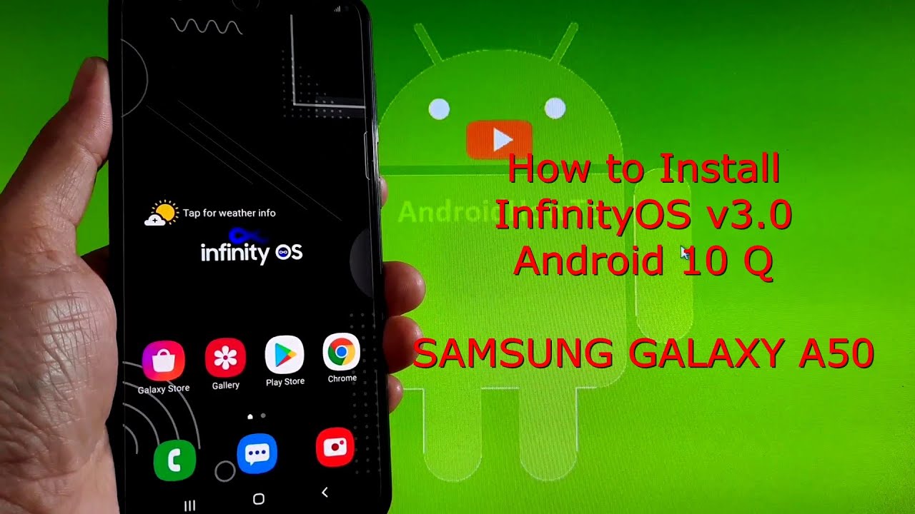 InfinityOS v3.0 OneUI 2.5 for Samsung Galaxy A50 Android 10 Q