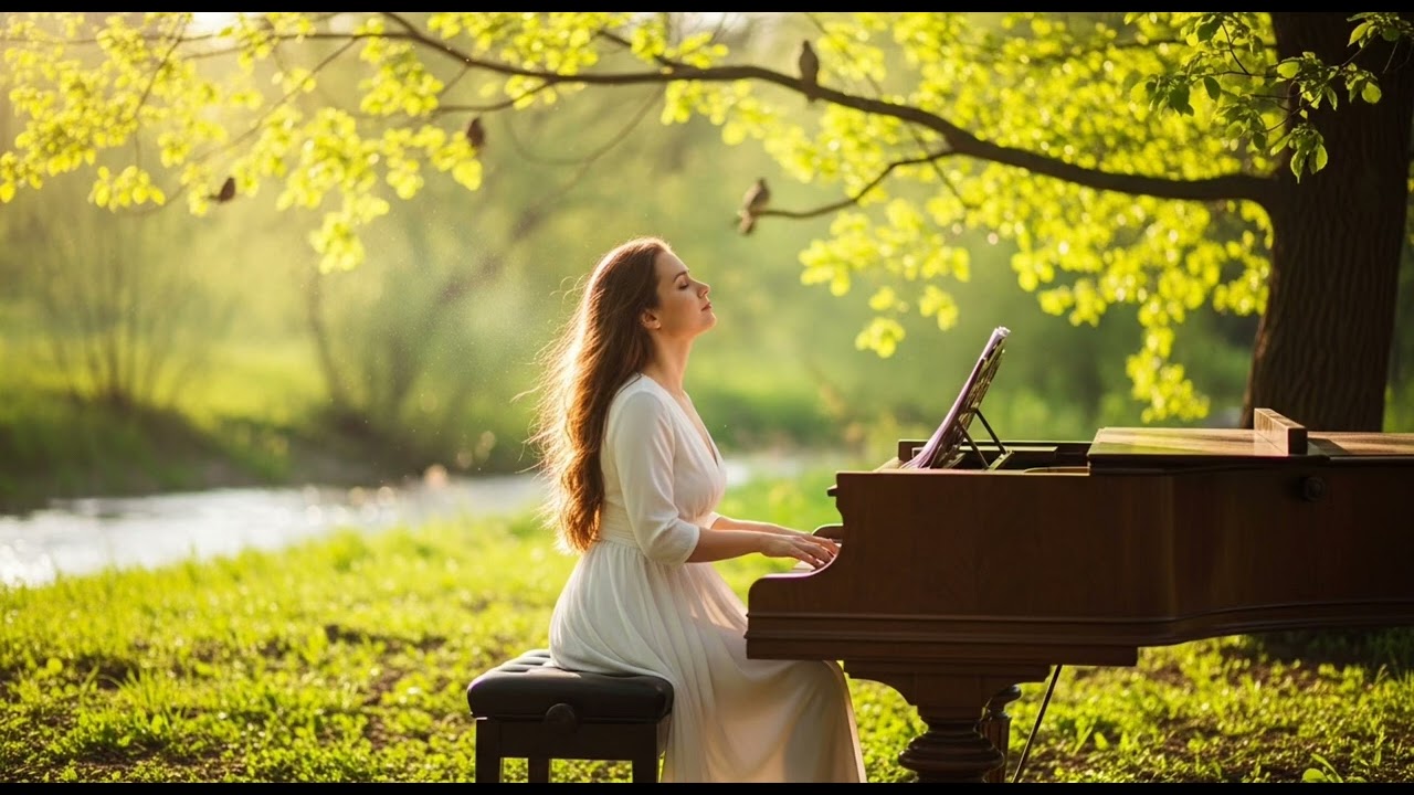 Relaxing Piano with Gentle Wind Nature Sounds | Calm Peaceful Music
