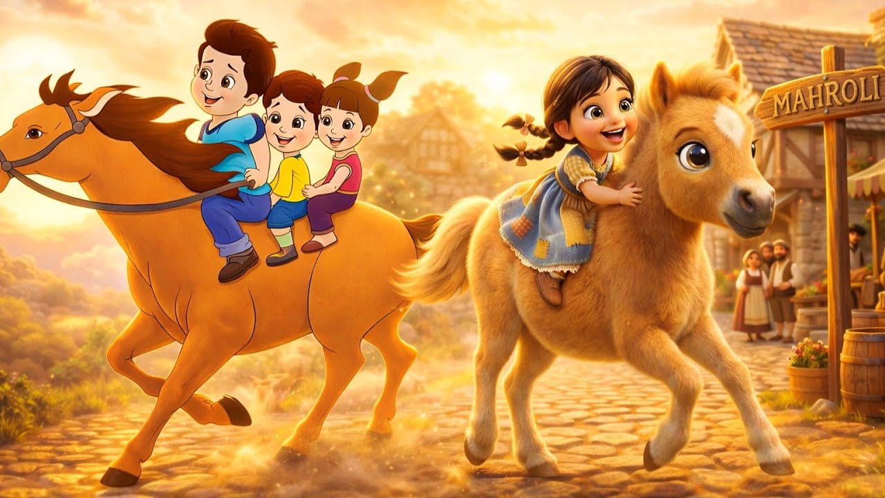 Lakdi Ki Kathi Kathi Pe Ghoda | Popular Hindi Nursery Rhymes | Masoom Movie Song #kids #kidssongs..