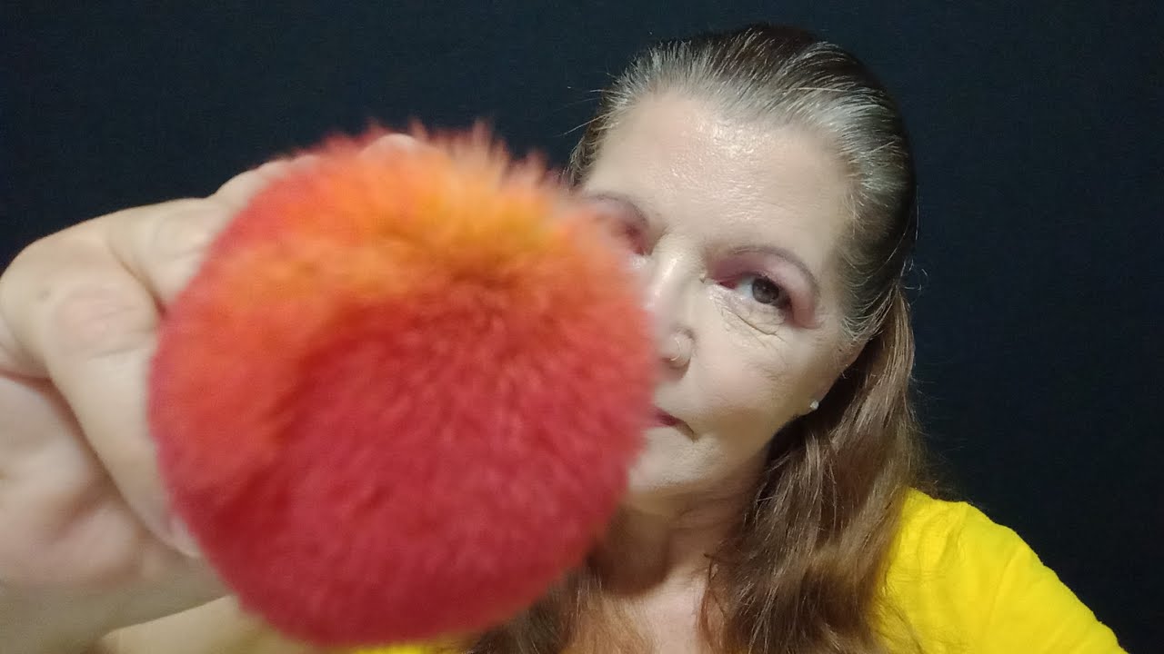 ASMR-PINCEL NA TELA+PINCEL NO MICROFONE 🥱😴#asmrparainsonia #asmrpararelaxar #asmrparadormir #