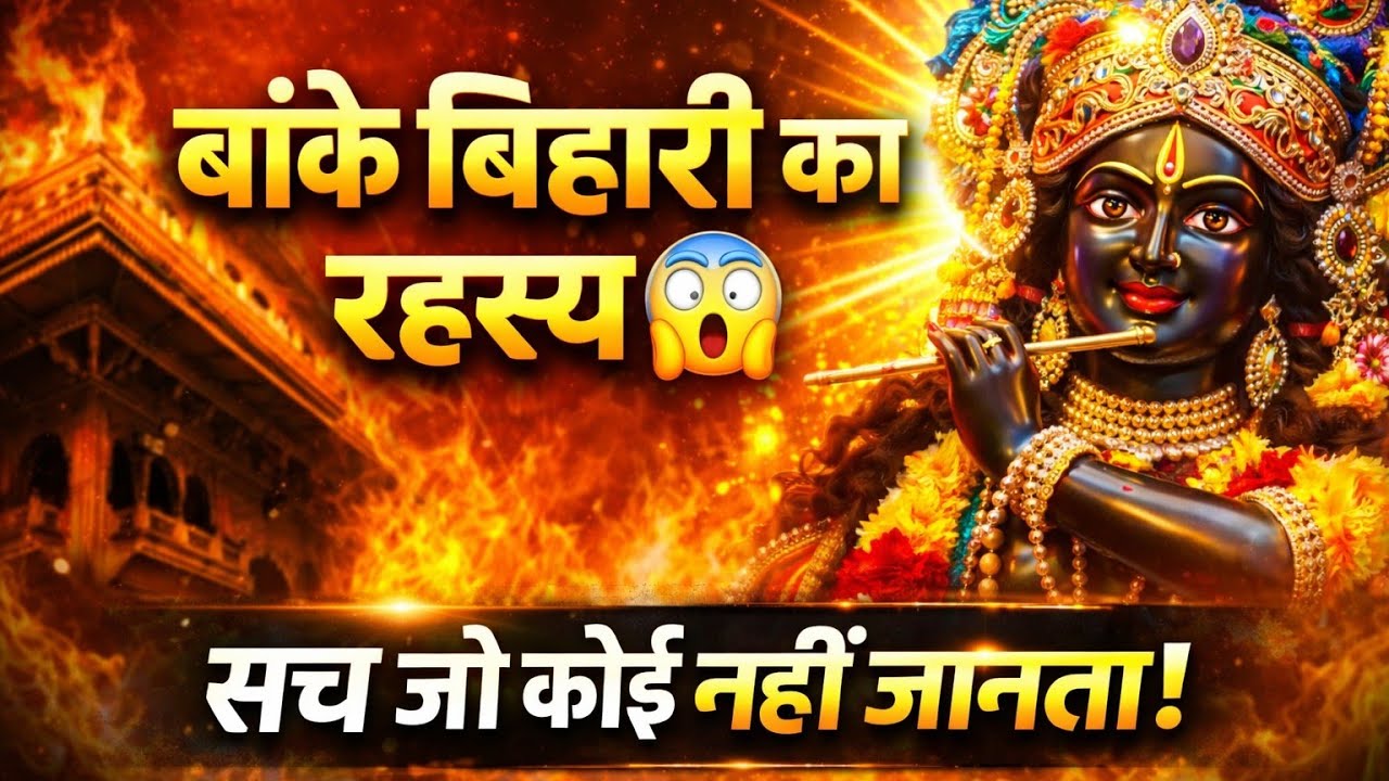 बाँके बिहारी मंदिर का संपूर्ण इतिहास एवं रहस्य🙏🏻🙏🏻🙏🏻🙏🏻 #ytviralvideo #radhakrishna #geetasaar 