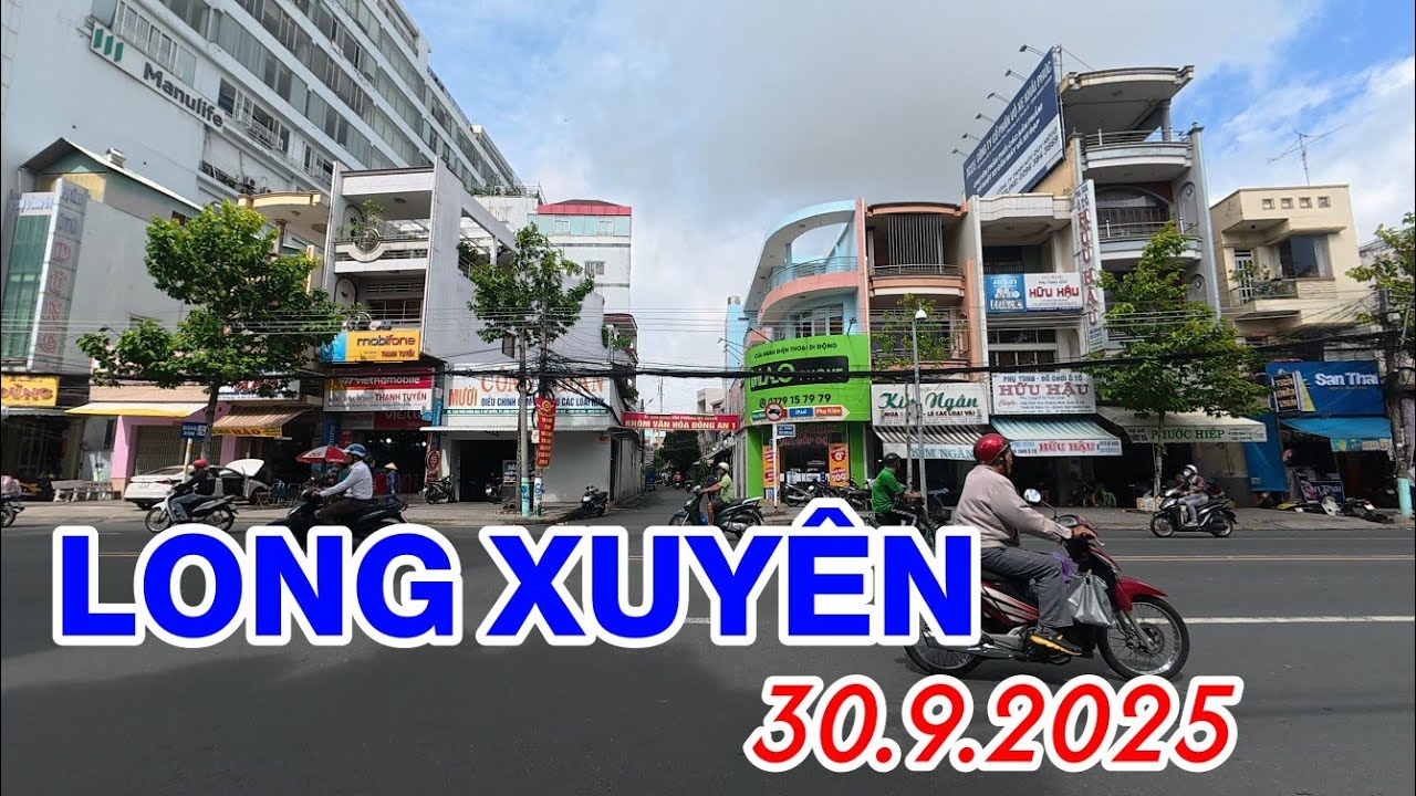 Dạo Long Xuyên cuối tháng 9 năm 2025 buổi sáng