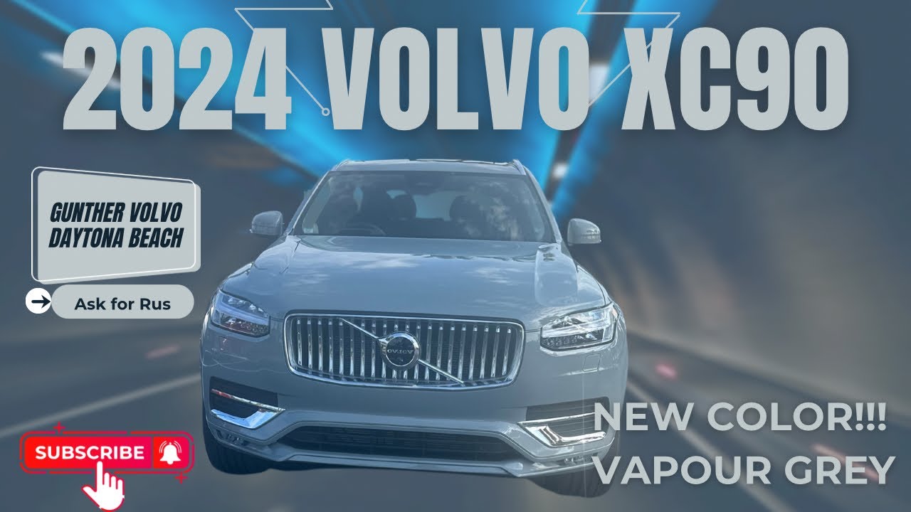 Vapour Grey 2024 Volvo XC90 Ultimate