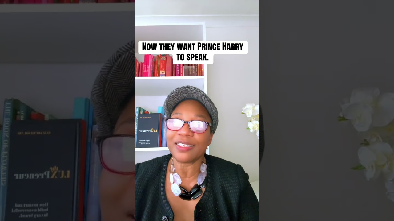 Now they want Prince Harry and Meghan to speak. 