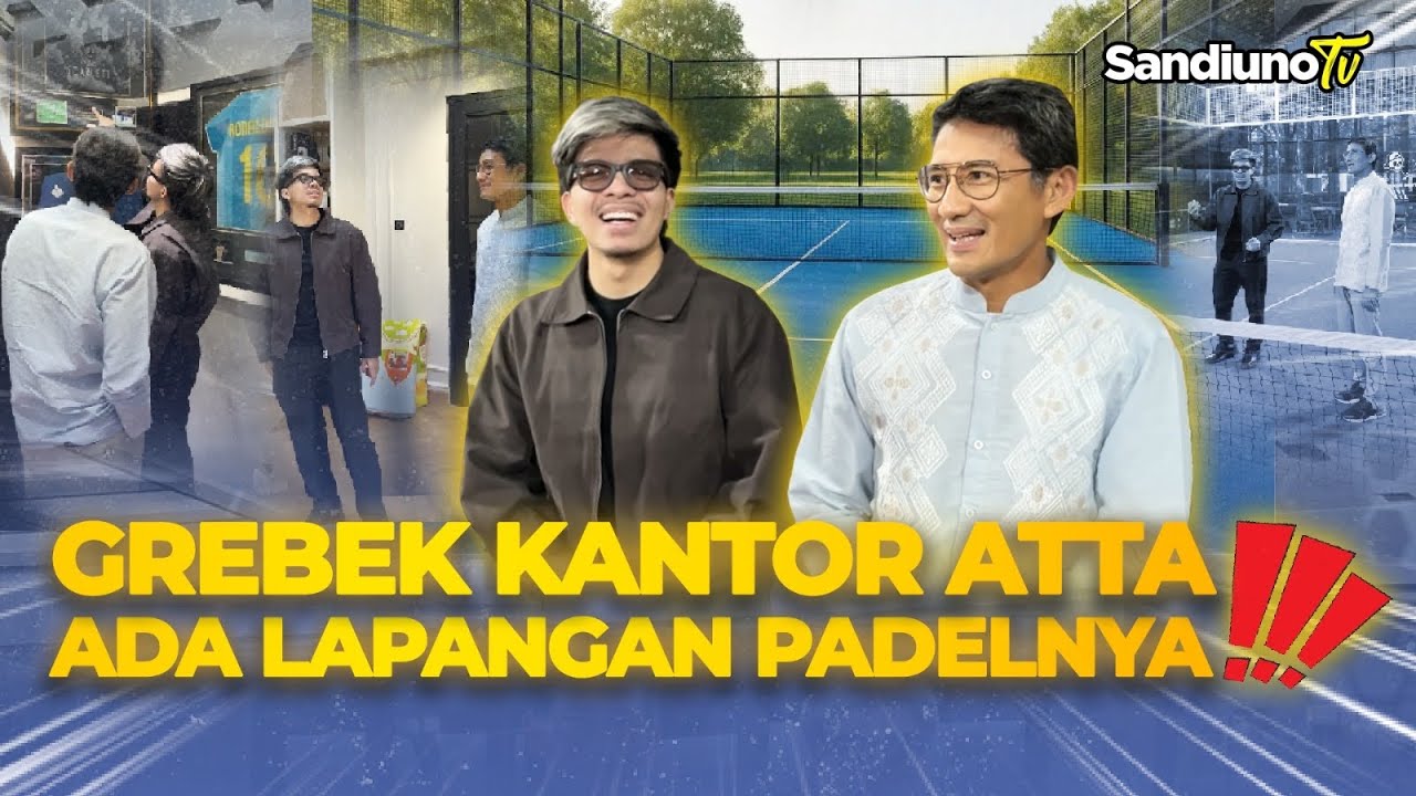 Sandi Uno Grebek Kantor Atta Halilintar, Endingnya Bikin Kaget!