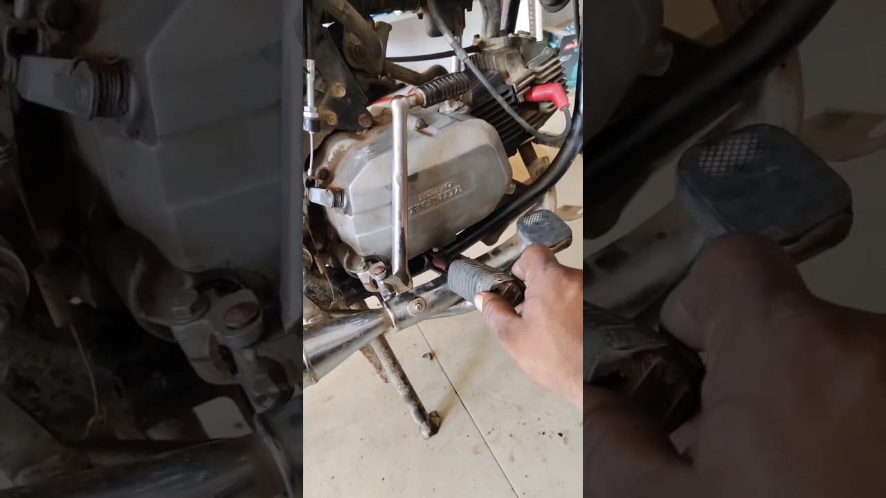 How to repair bike footrest best trick ||Hero splendor plus footrest install