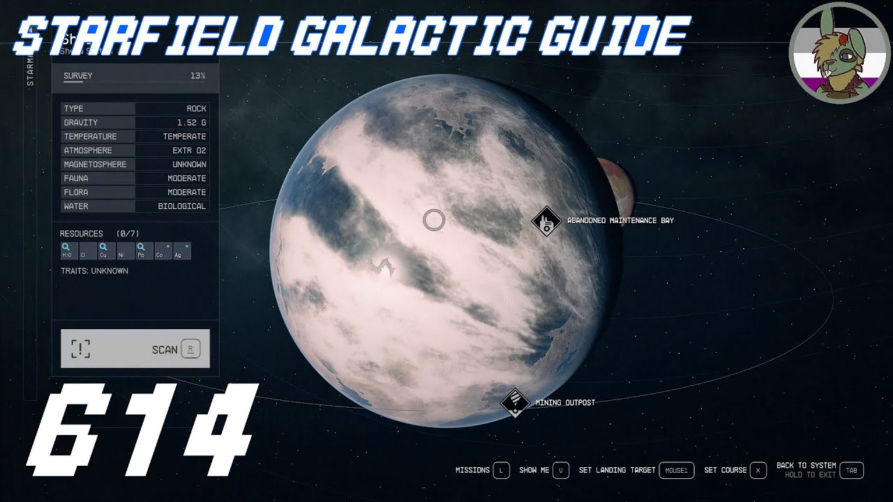 Starfield Galactic Guide 614: Shoza II