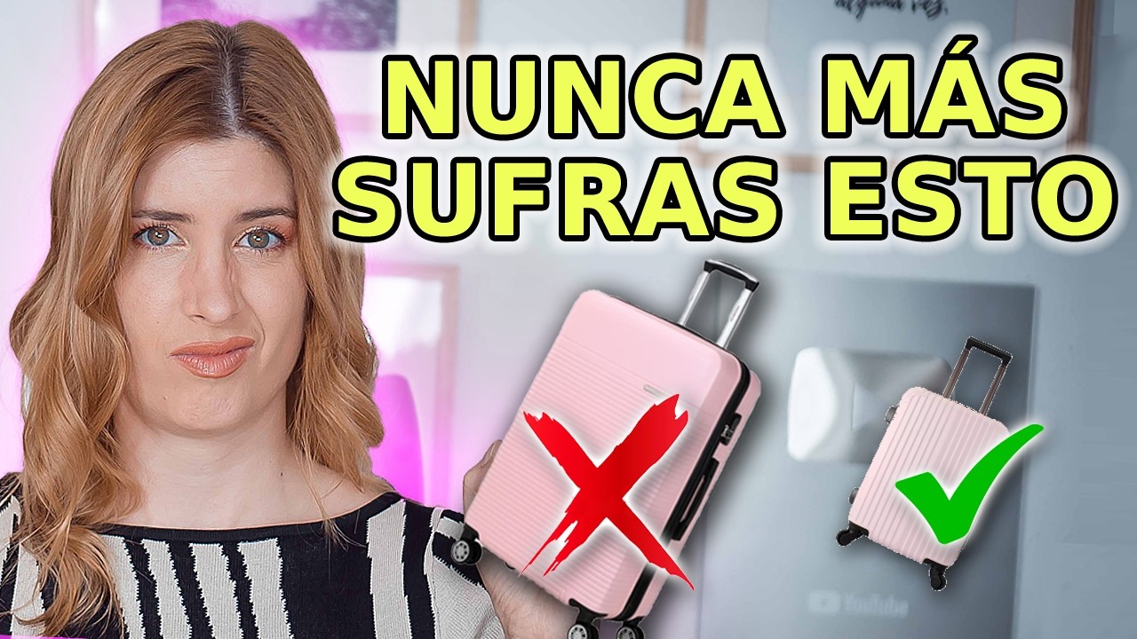Viaja solo con EQUIPAJE DE CABINA con estos trucos | #agusdeconfianza