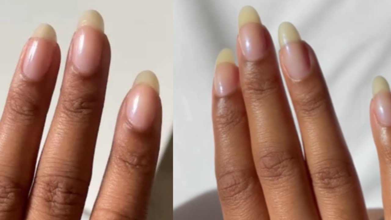 NAIL CARE ROUTINE ✨ long natural nails | at home manicure ~ pamper routine/self-care 💕