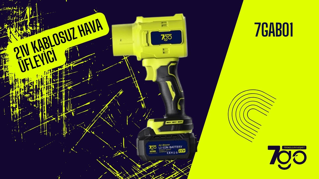 🚀 32.000 RPM Turbo Güçlü 7GO Hava Üfleyici | Kablosuz, Güçlü ve Taşınabilir Temizlik Deneyimi!