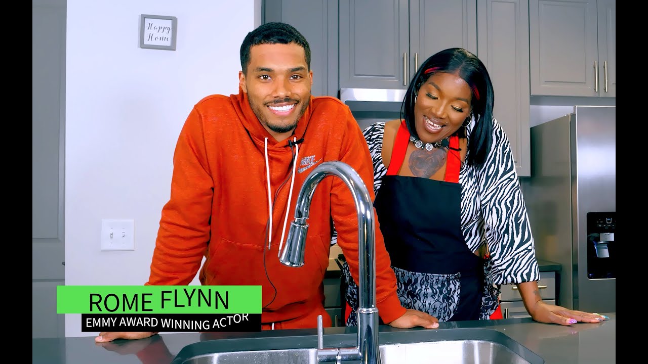 Emmy Award Actor ROME FLYNN Mom's Cooking Show Celebrity Chef Nickey Alexander