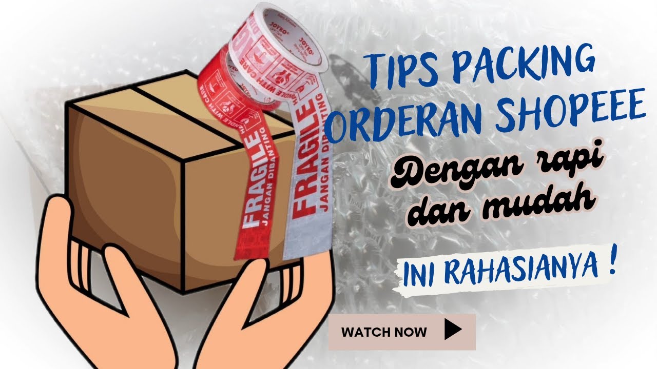 CARA BUNGKUS/PACKING BARANG BUAT OLSHOP ATAU USAHA ONLINE PAKAI BUBBLE WRAP