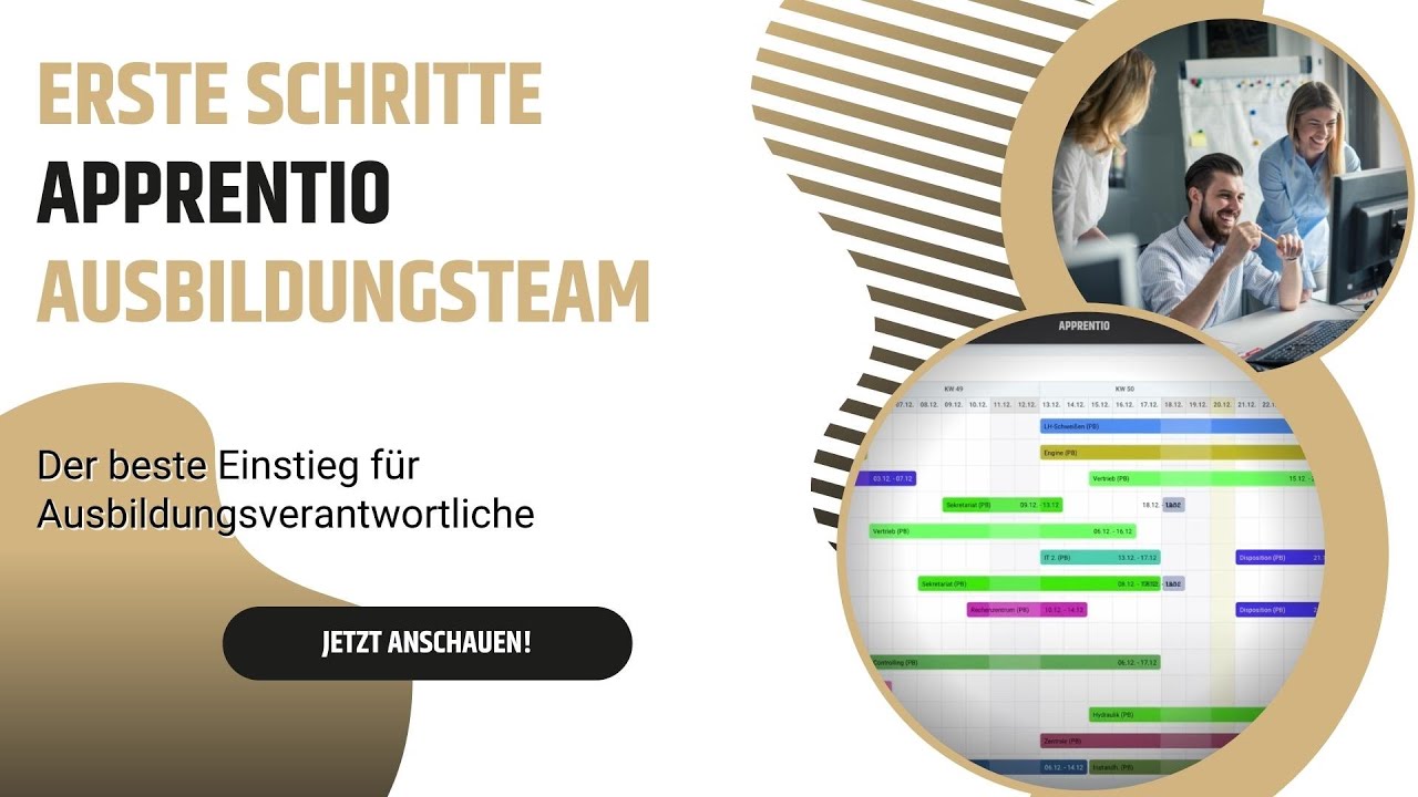 APPRENTIO // Erste Schritte f&uuml;r das Ausbildungsteam