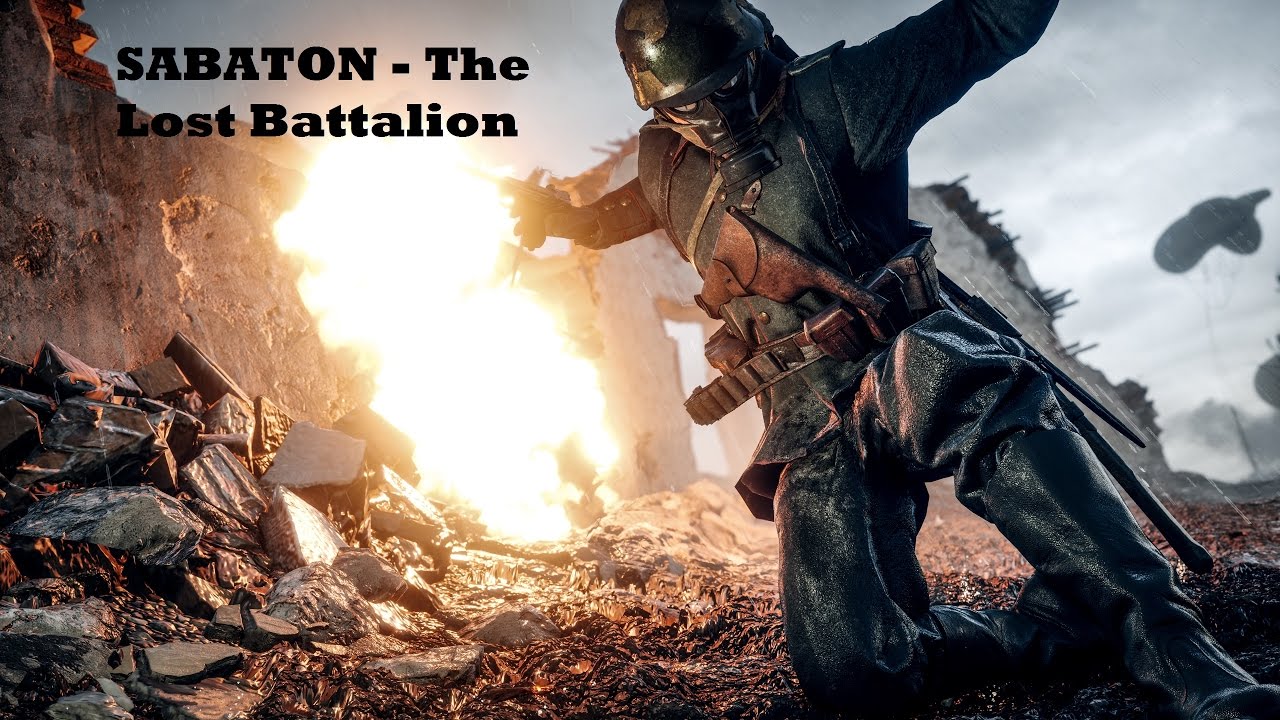 SABATON - The Lost Battalion BATTLEFIELD 1 music video
