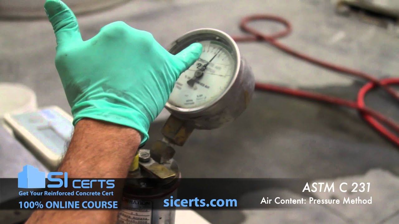 ACI ASTM C231 — Содержание воздуха: метод измерения давления (доступна более новая версия, нажмит...