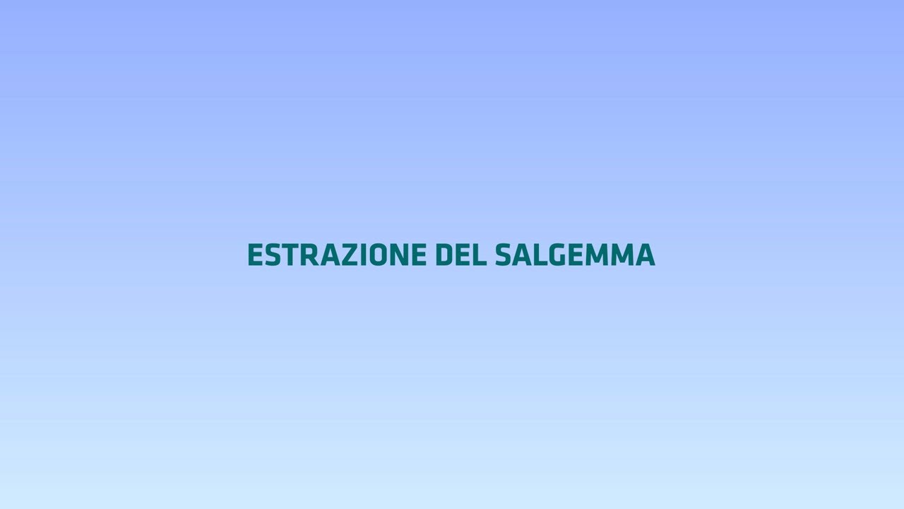Estrazione del salgemma - Saline di Volterra