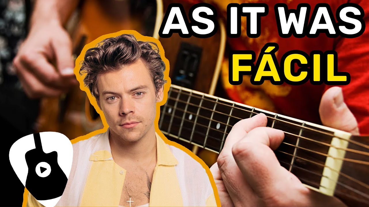 Canción Fácil para Principiantes en Guitarra ¡Solo 4 acordes! As It Was - Harry Styles